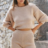 Faithfull - Myles Knit Shorts Cream - Final Sale