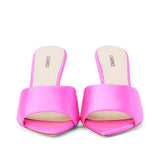 L'AGENCE - Lolita Satin Open - Toe Mule