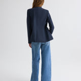TWP - Buttoned Up Blazer in Denim Look Suiting