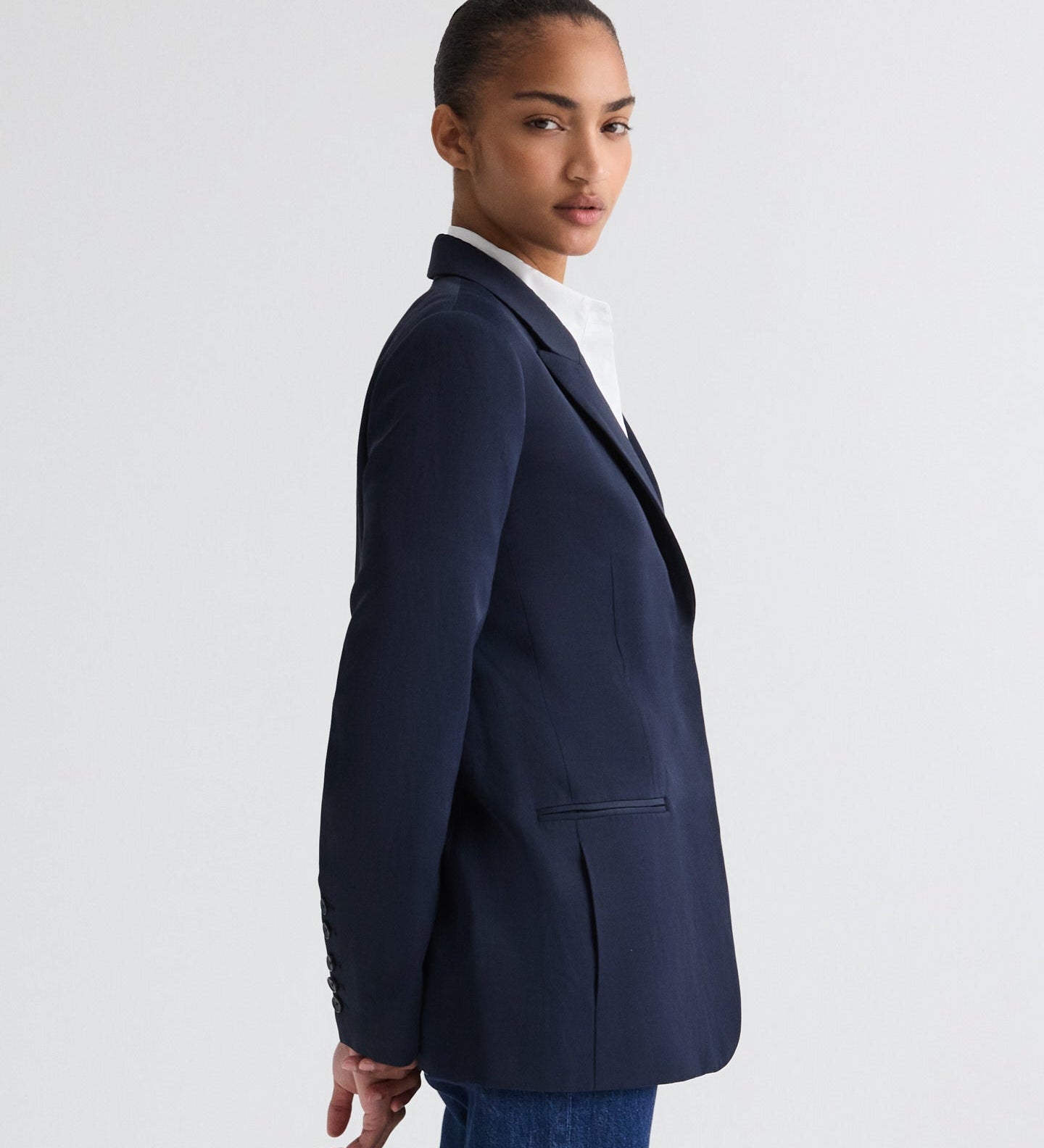 TWP - Sweetpea Blazer in Coated Viscose Linen