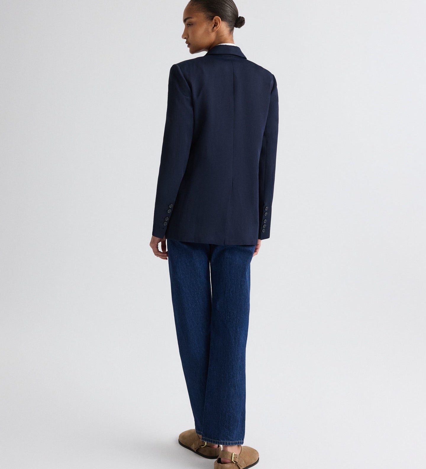 TWP - Sweetpea Blazer in Coated Viscose Linen