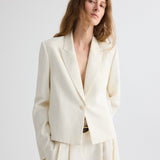 TWP - Sawyer Blazer in Coated Viscose Linen