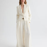 TWP - Sawyer Blazer in Coated Viscose Linen