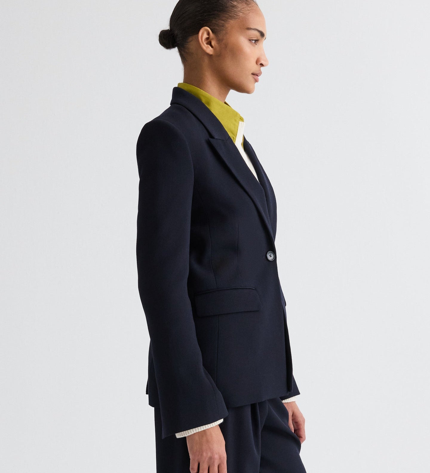 TWP - Her Fit Blazer in Cavalry Twill Suiting