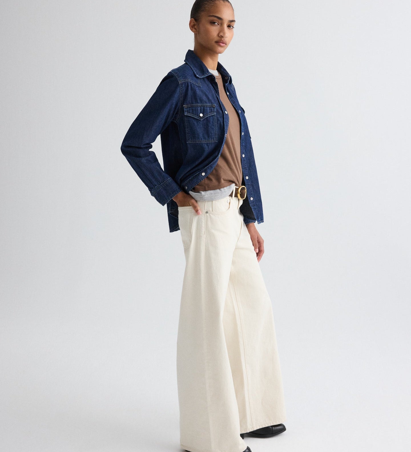TWP - Tiny Dancer Jean in Natural Denim