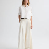 TWP - Drew Pant in Coated Viscose Linen
