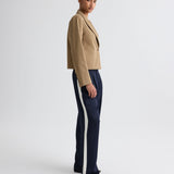TWP - Sulli Pant with Tux in Coated Viscose Linen