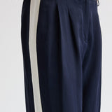 TWP - Sulli Pant with Tux in Coated Viscose Linen