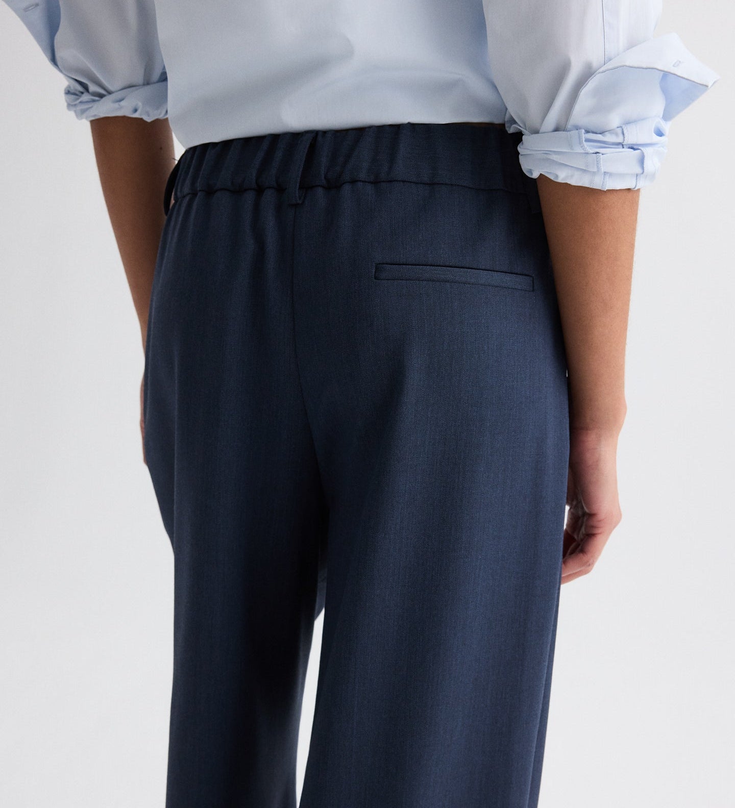 TWP - Hudson St. Pant in Denim Look Suiting