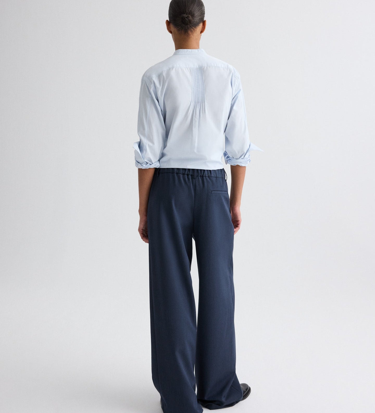 TWP - Hudson St. Pant in Denim Look Suiting
