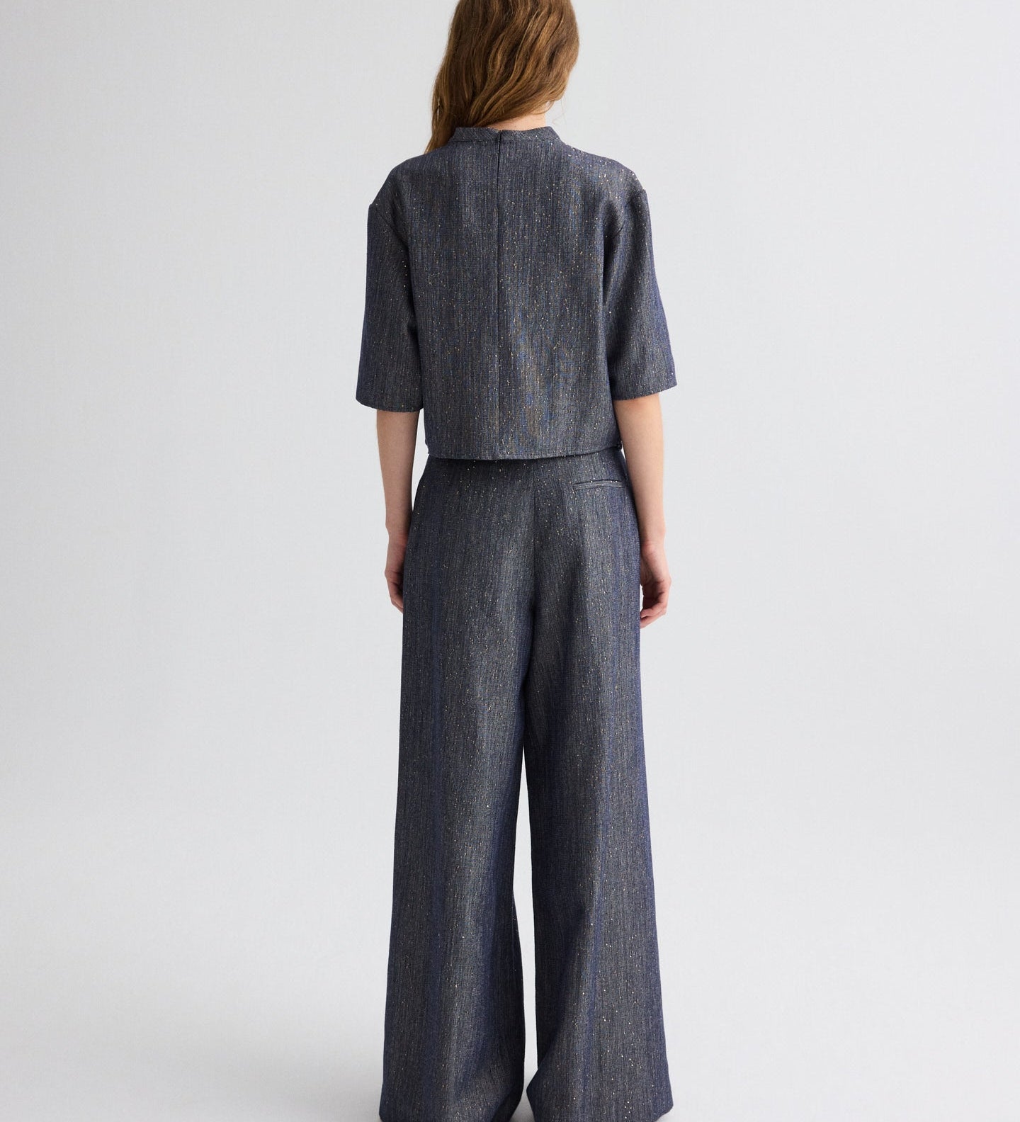 TWP - Avery Pant in Sequined Denim