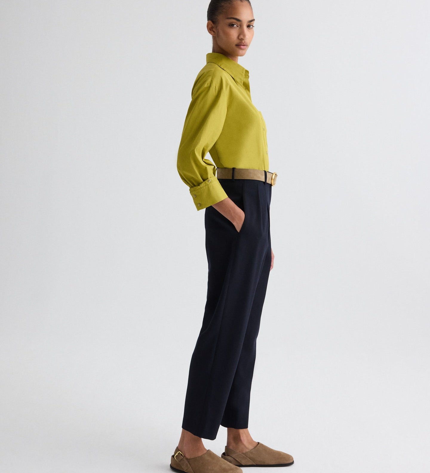 TWP - Cornelia St. Pant in Cavalry Twill Suiting