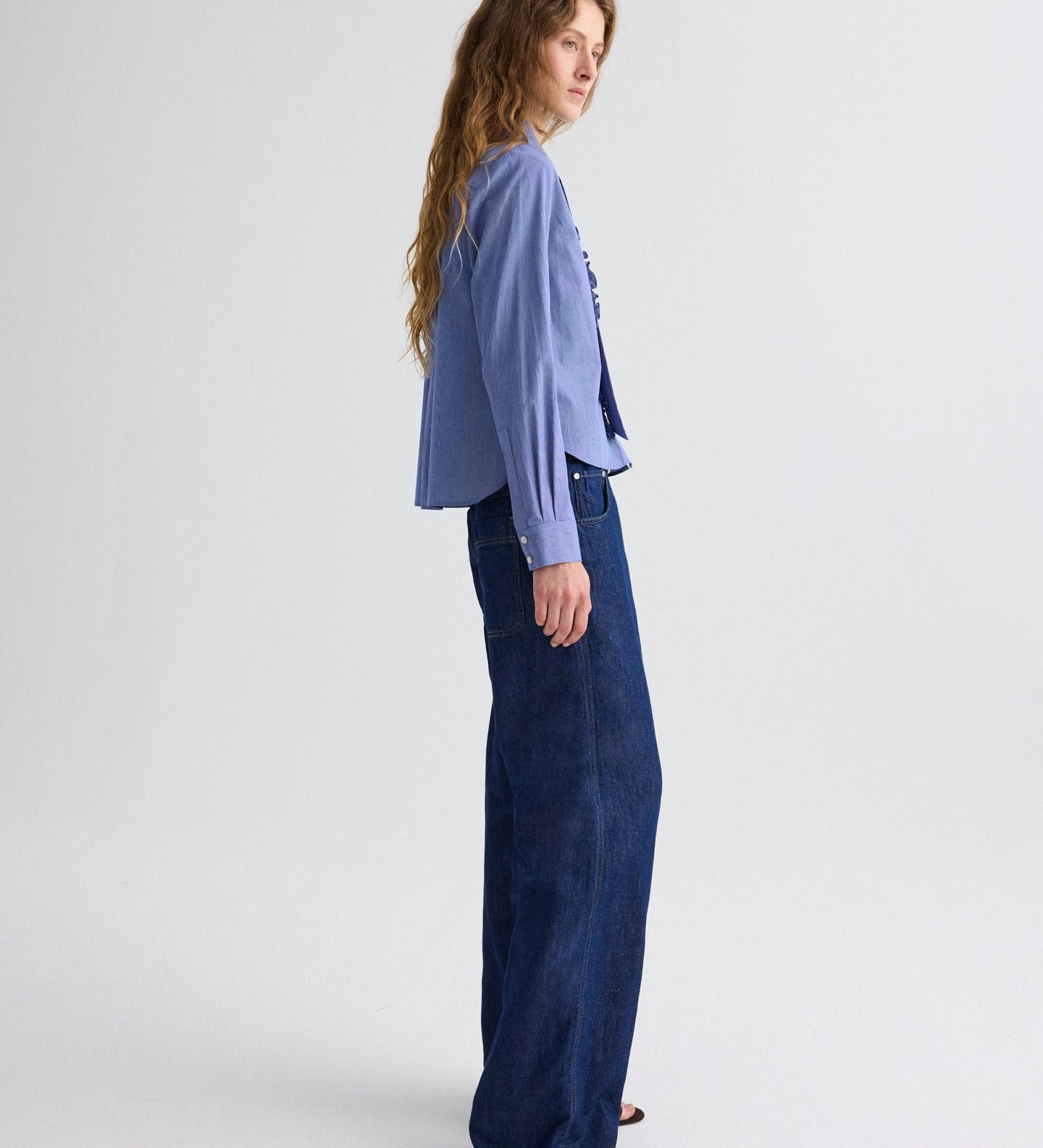 TWP - Blue Jean Baby in Cotton Linen Denim