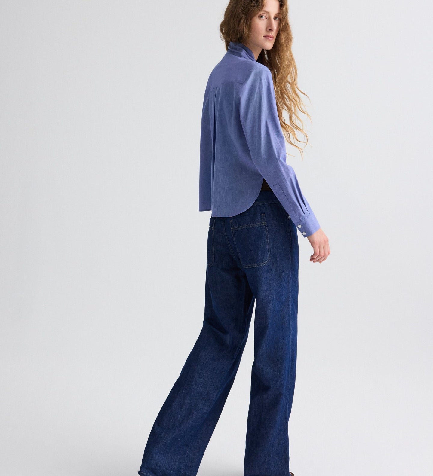 TWP - Blue Jean Baby in Cotton Linen Denim