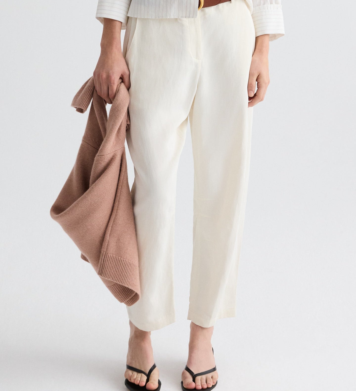 TWP - Jett Pant in Coated Viscose Linen