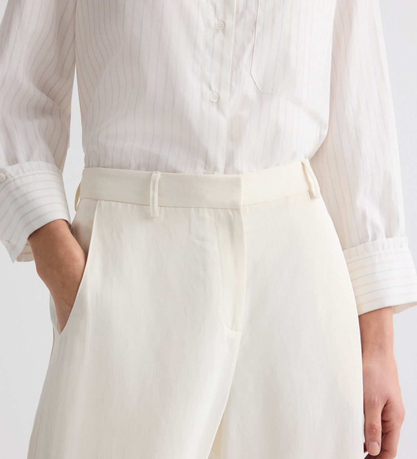 TWP - Jett Pant in Coated Viscose Linen