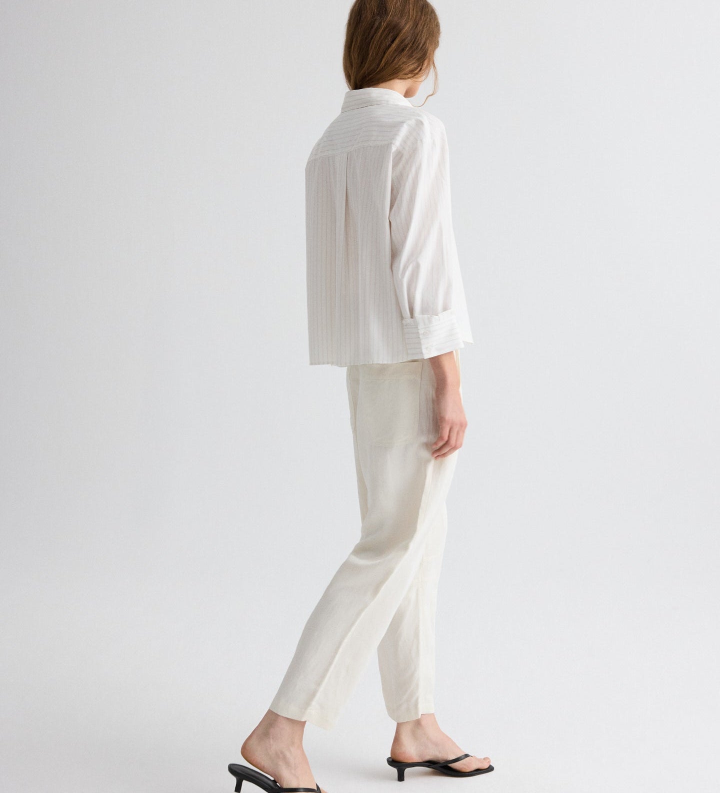 TWP - Jett Pant in Coated Viscose Linen