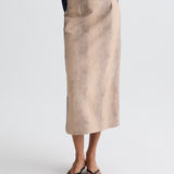 TWP - Miles Skirt in Embossed Python Leather