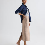 TWP - Miles Skirt in Embossed Python Leather