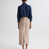 TWP - Miles Skirt in Embossed Python Leather