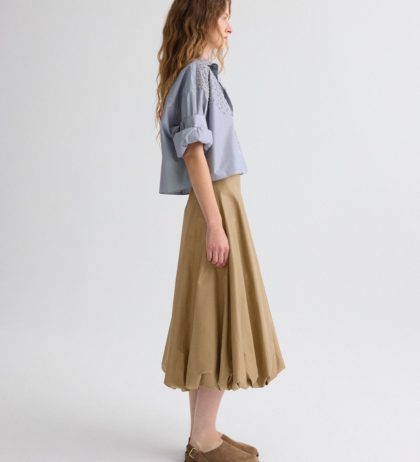 TWP - Full Intentions Skirt in Trench Chino Twill