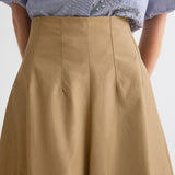 TWP - Full Intentions Skirt in Trench Chino Twill