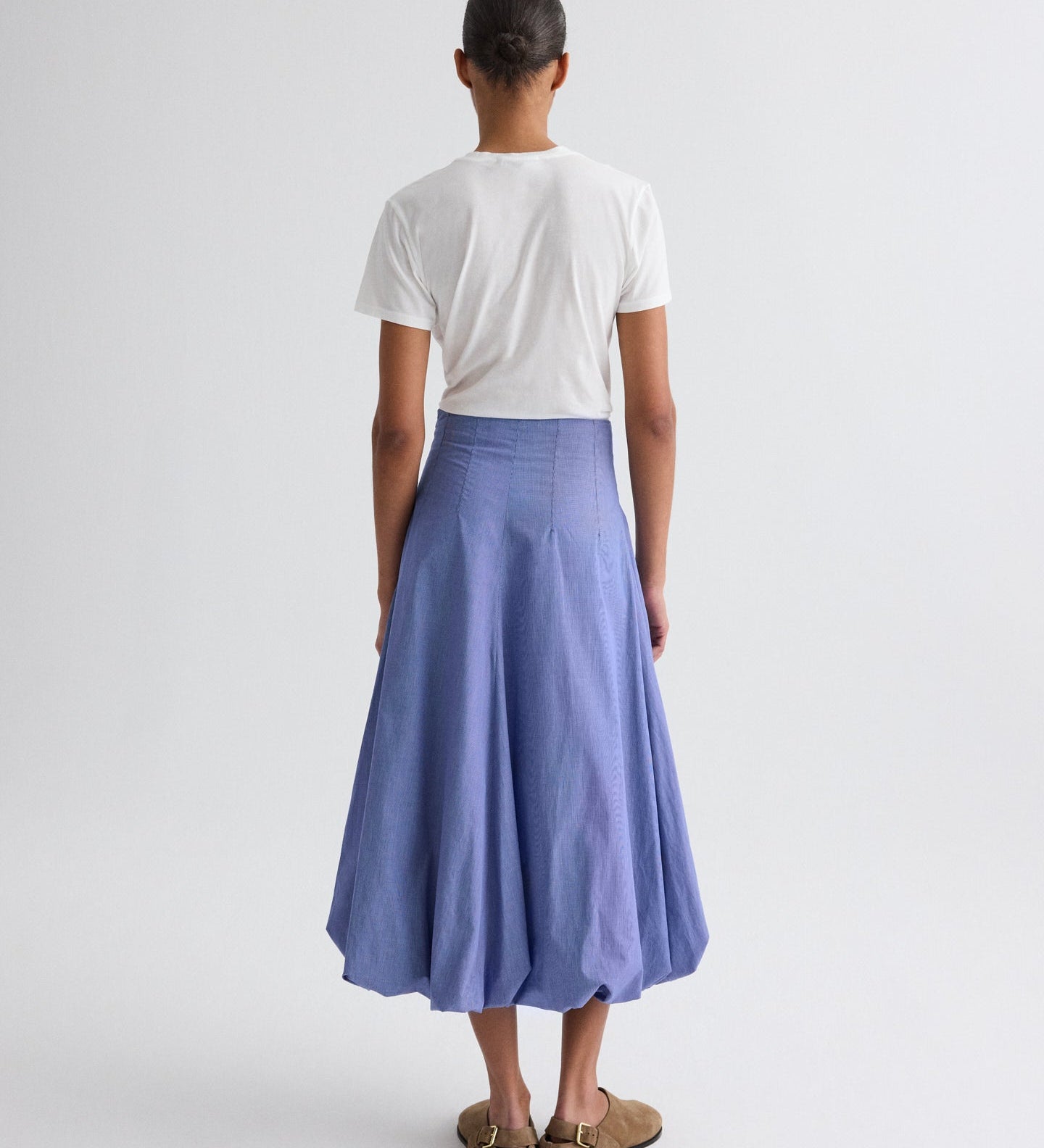 TWP - Full intentions Skirt in Micro Check