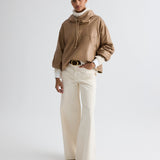 TWP - Pull Me Over Hoodie in Paper Leather