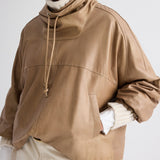 TWP - Pull Me Over Hoodie in Paper Leather