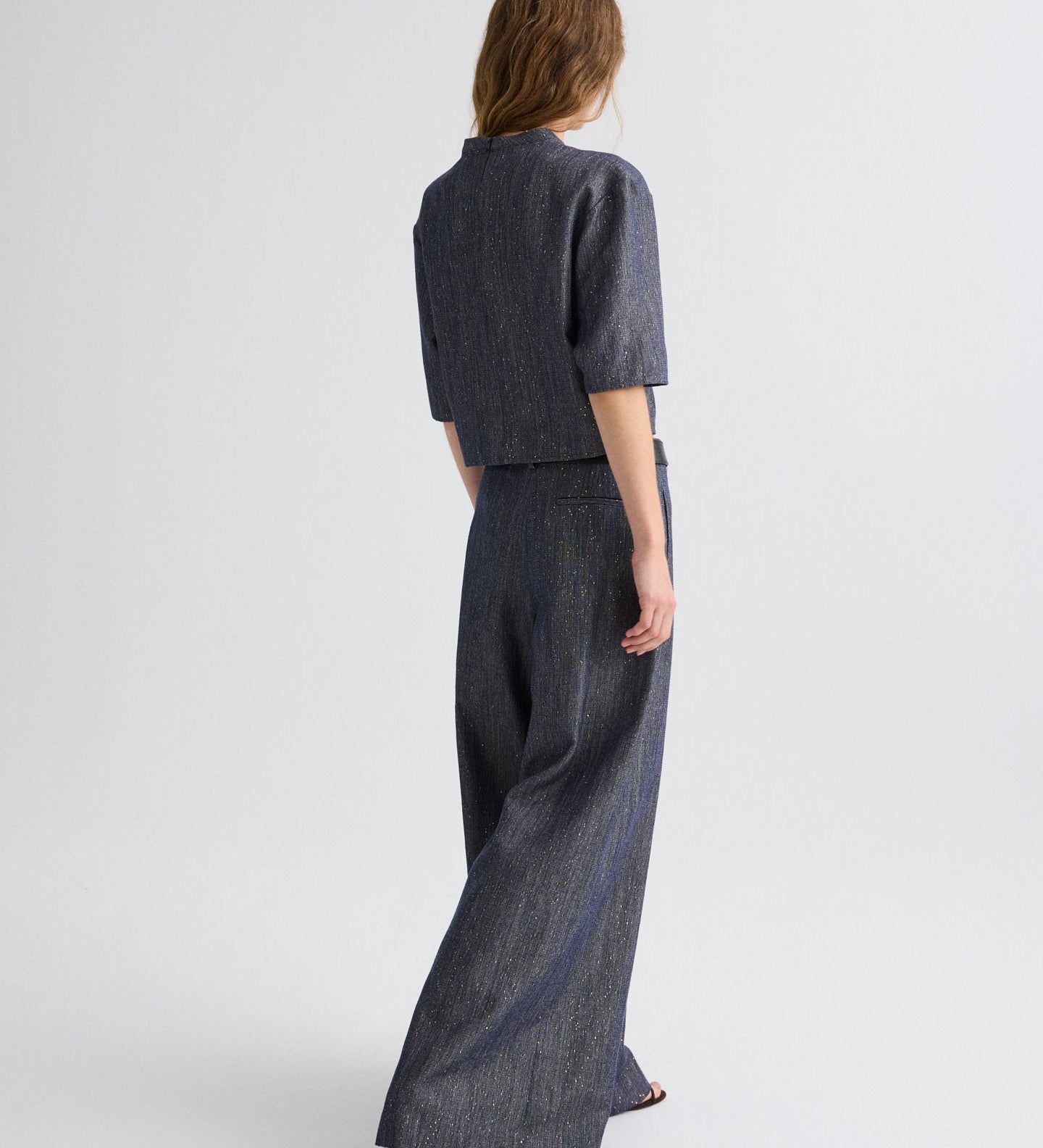 TWP - Ex T in Sequined Denim