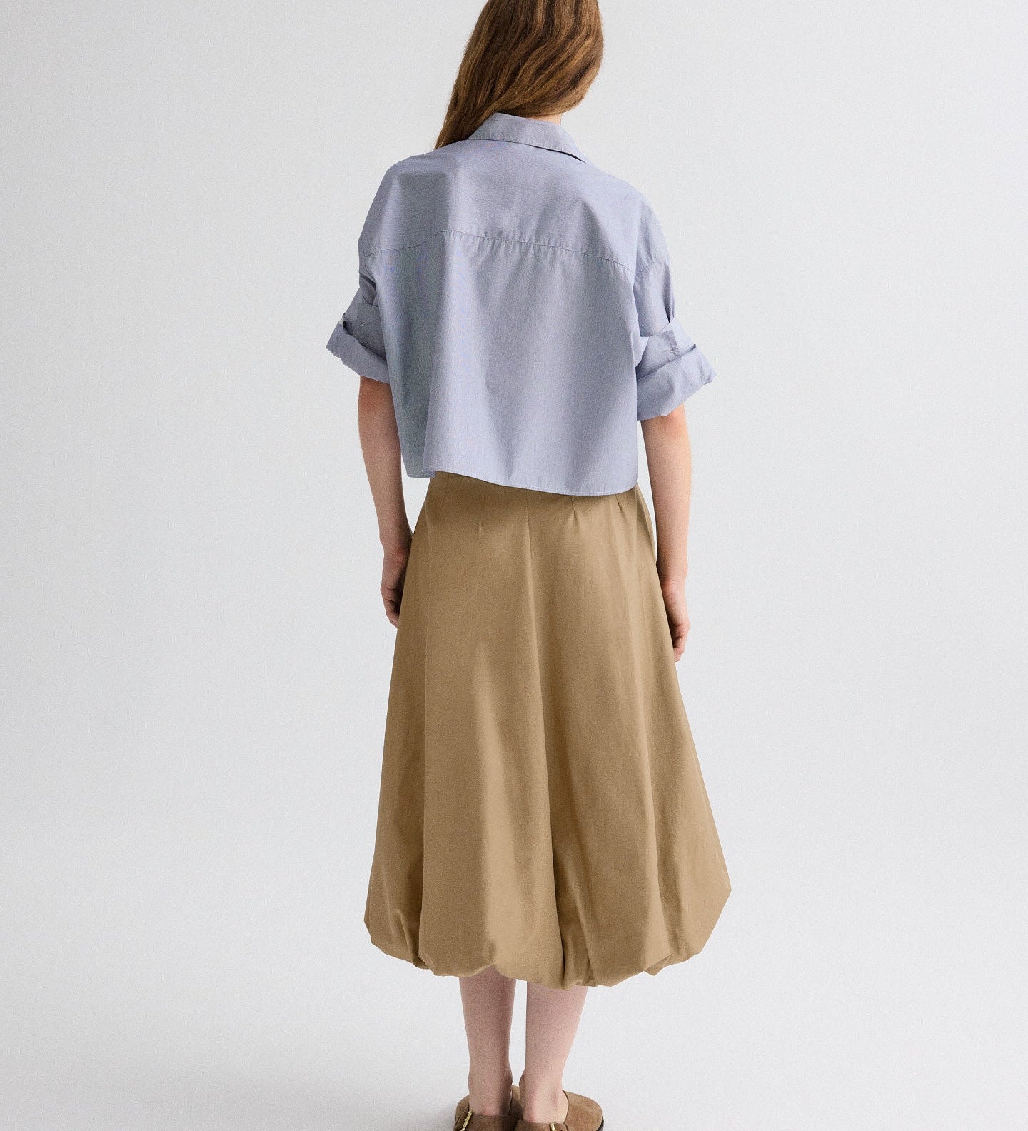 TWP - Full Intentions Skirt in Trench Chino Twill