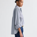 TWP - Next Morning Shirt with Crystals in Baroness Stripe