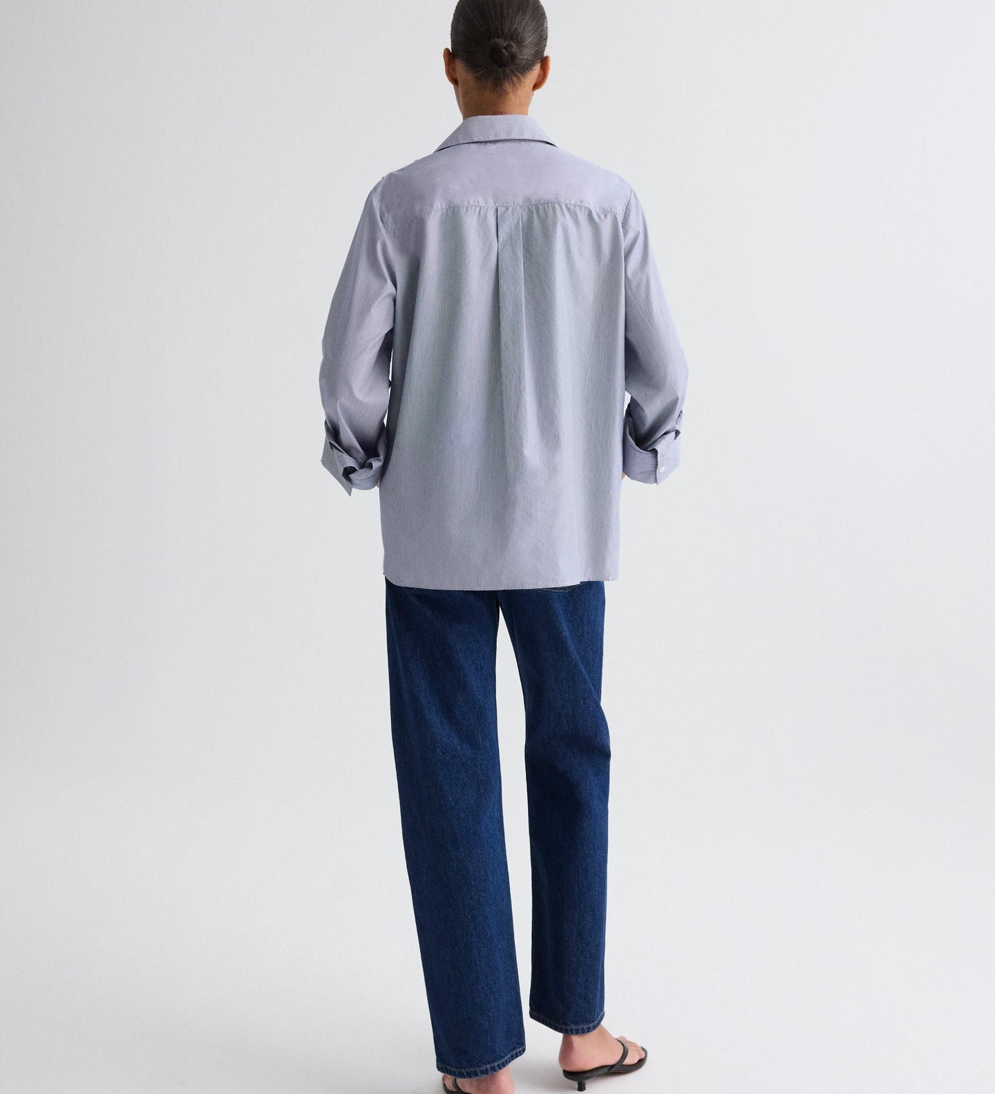 TWP - Next Morning Shirt with Crystals in Baroness Stripe
