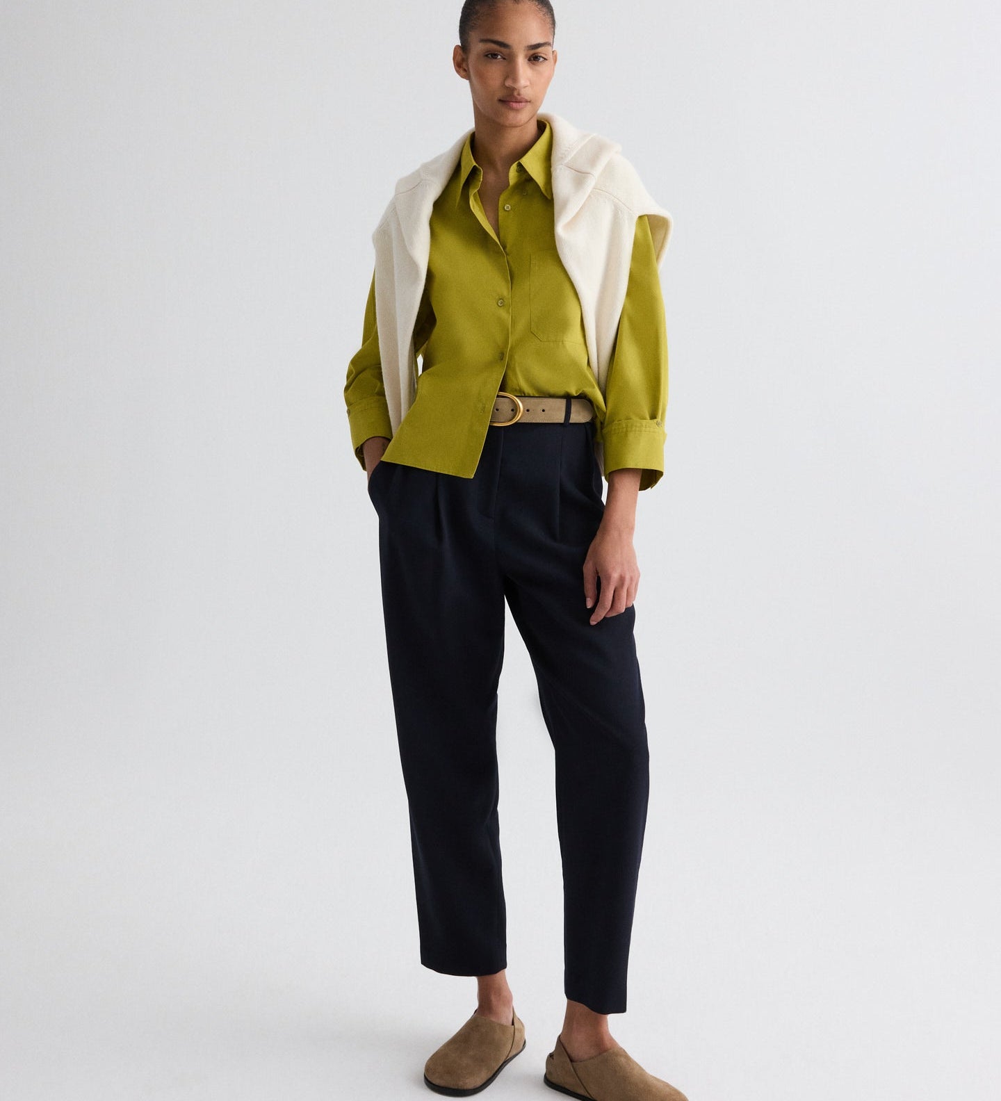 TWP - J.D. Shirt in Super Compact Poplin