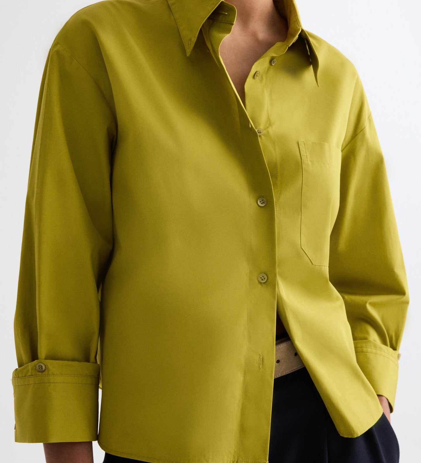 TWP - J.D. Shirt in Super Compact Poplin