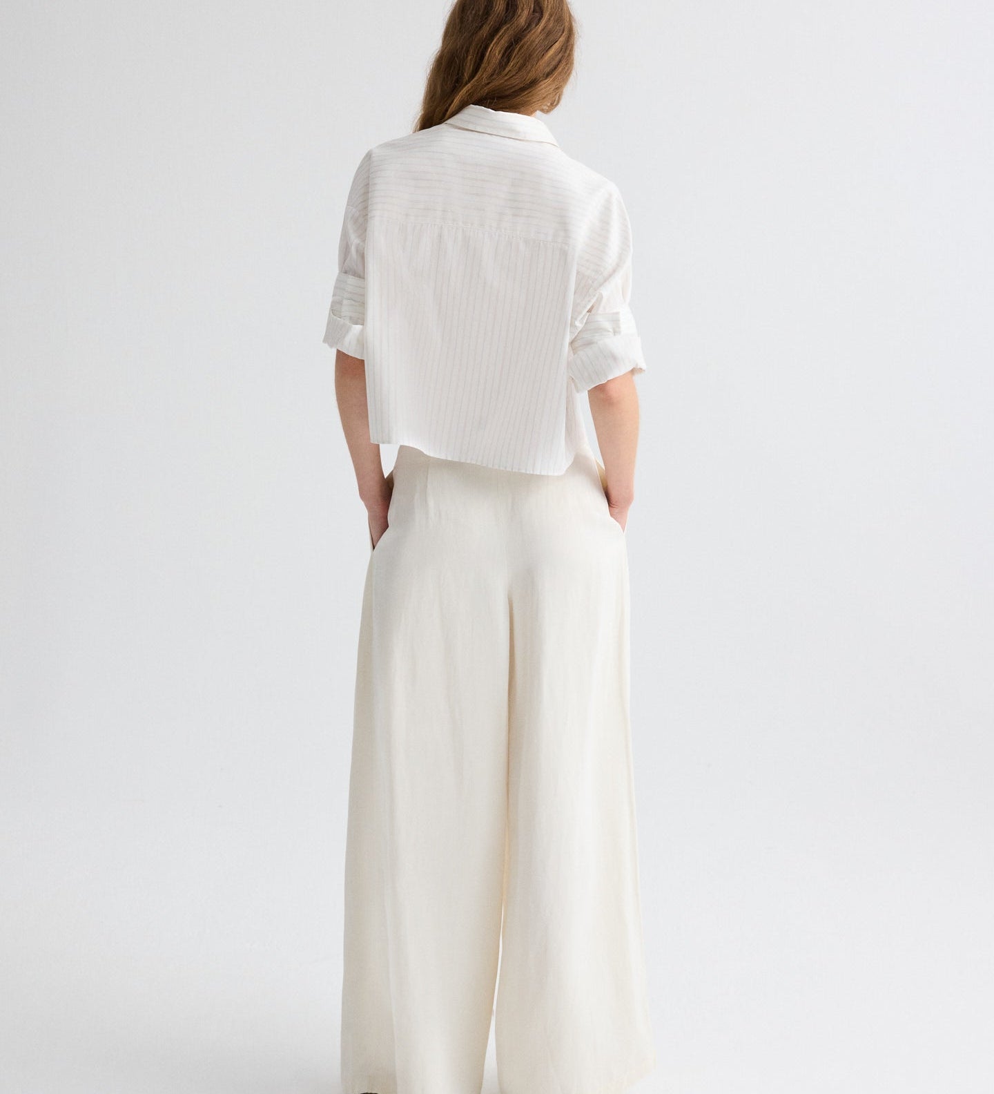 TWP - Next Ex Shirt in Mixed Pinstripe Superpop