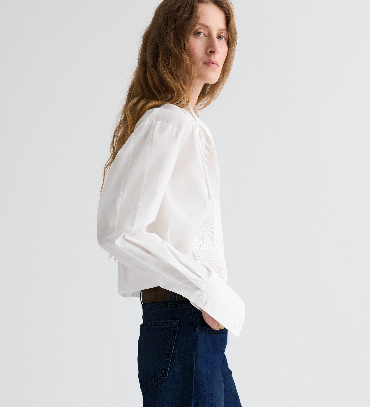 TWP - Painter Shirt in Compact Poplin