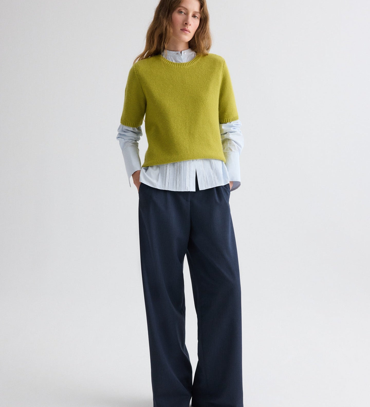 TWP - Seed Stitch Audrey Sweater in Cashmere