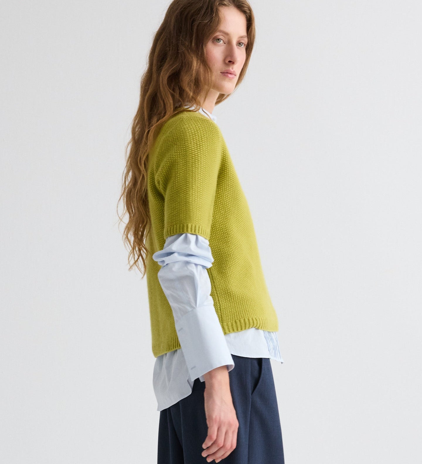 TWP - Seed Stitch Audrey Sweater in Cashmere