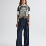 TWP - Striped True Crewneck in Superfine Cashmere