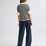 TWP - Striped True Crewneck in Superfine Cashmere