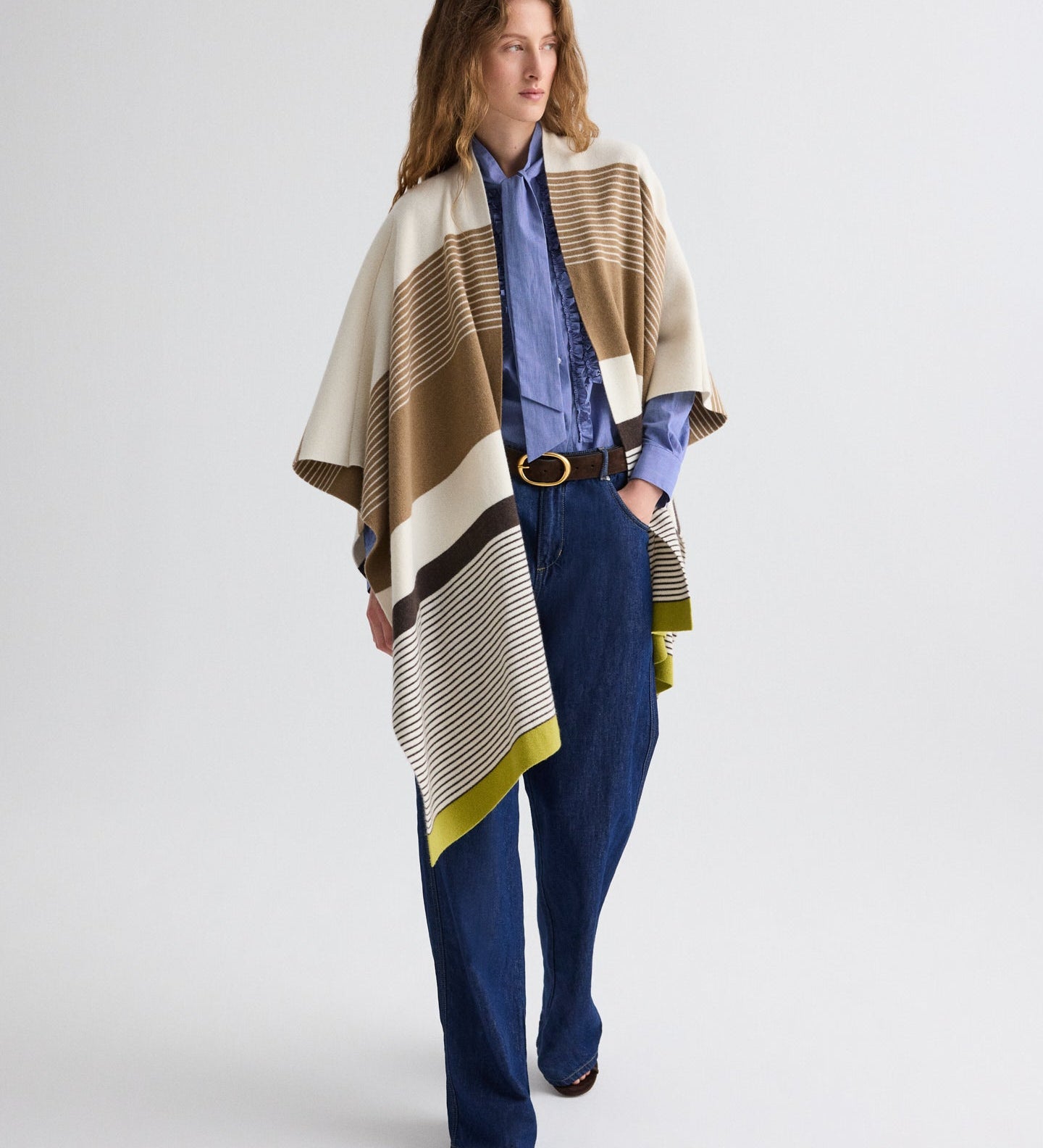TWP - Wrapped Around Poncho in Cashmere