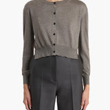 Khaite - Nadyne Cardigan in Sterling