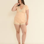 DOEN - NALIA TEE - - LIGHT PEACH SORBET