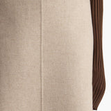 Khaite - Nania Skirt in Oatmeal