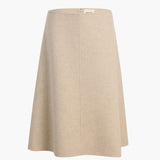 Khaite - Nania Skirt in Oatmeal