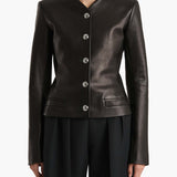 Khaite - Nara Jacket in Black Leather