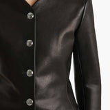 Khaite - Nara Jacket in Black Leather