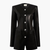 Khaite - Naran Jacket in Black Leather