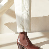Loeffler Randall - Nat Espresso Mid Western Boot